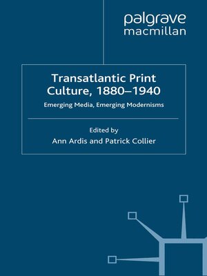 cover image of Transatlantic Print Culture, 1880-1940